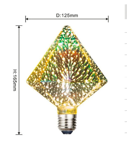 Ampoule led E27 noel pointue