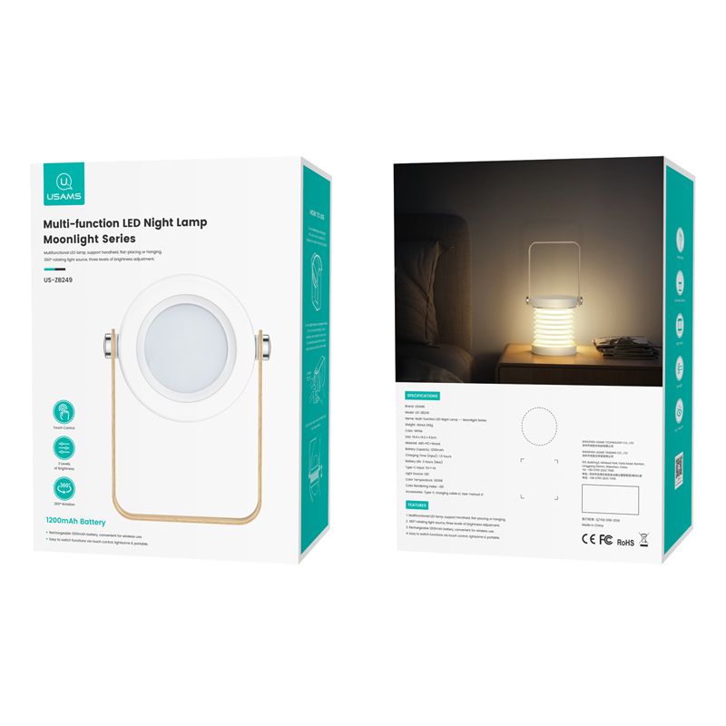 Lampe LED Accordéon - Transportable et pliable