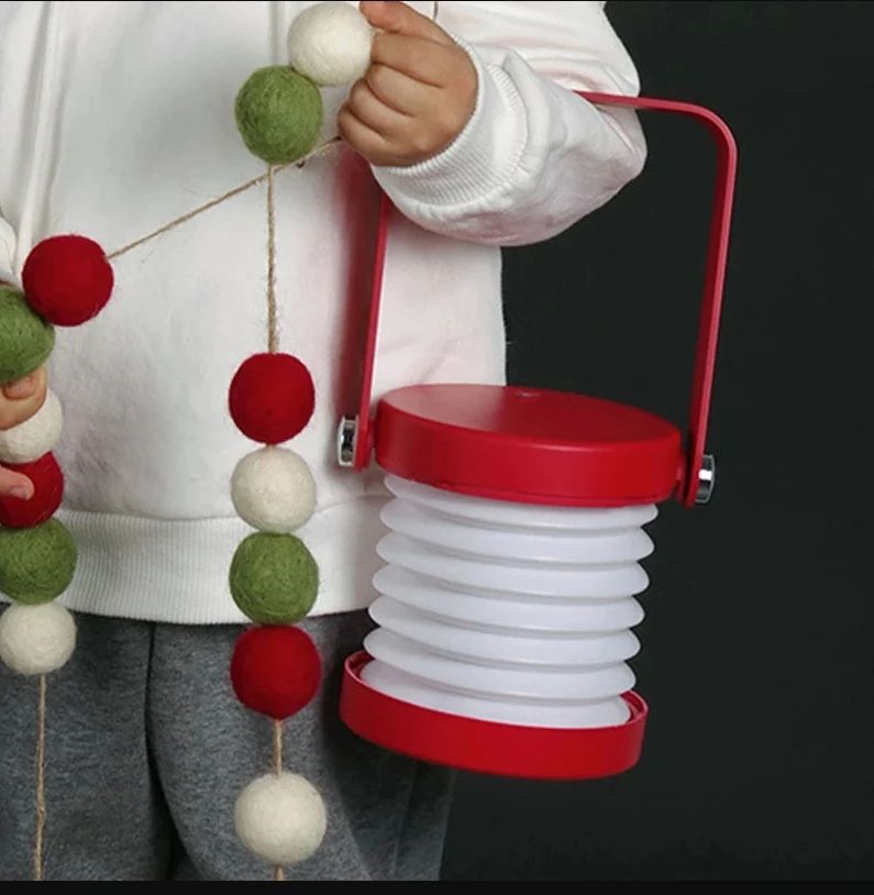 Lampe LED Accordéon - Transportable et pliable