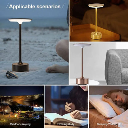 Lampe LED Acier Minimaliste Tactile intérieur extérieur
