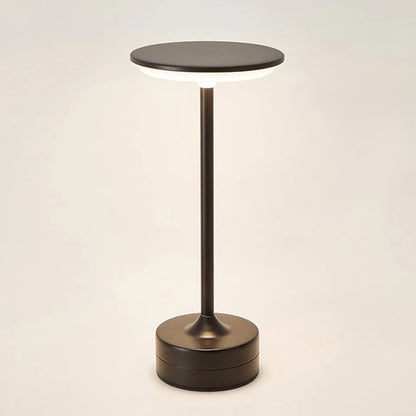 Lampe LED Acier Minimaliste Tactile noire