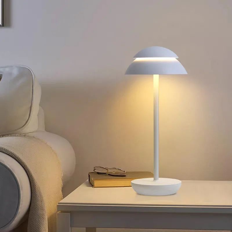 Lampe LED Nordique tactile décorative blanche expo