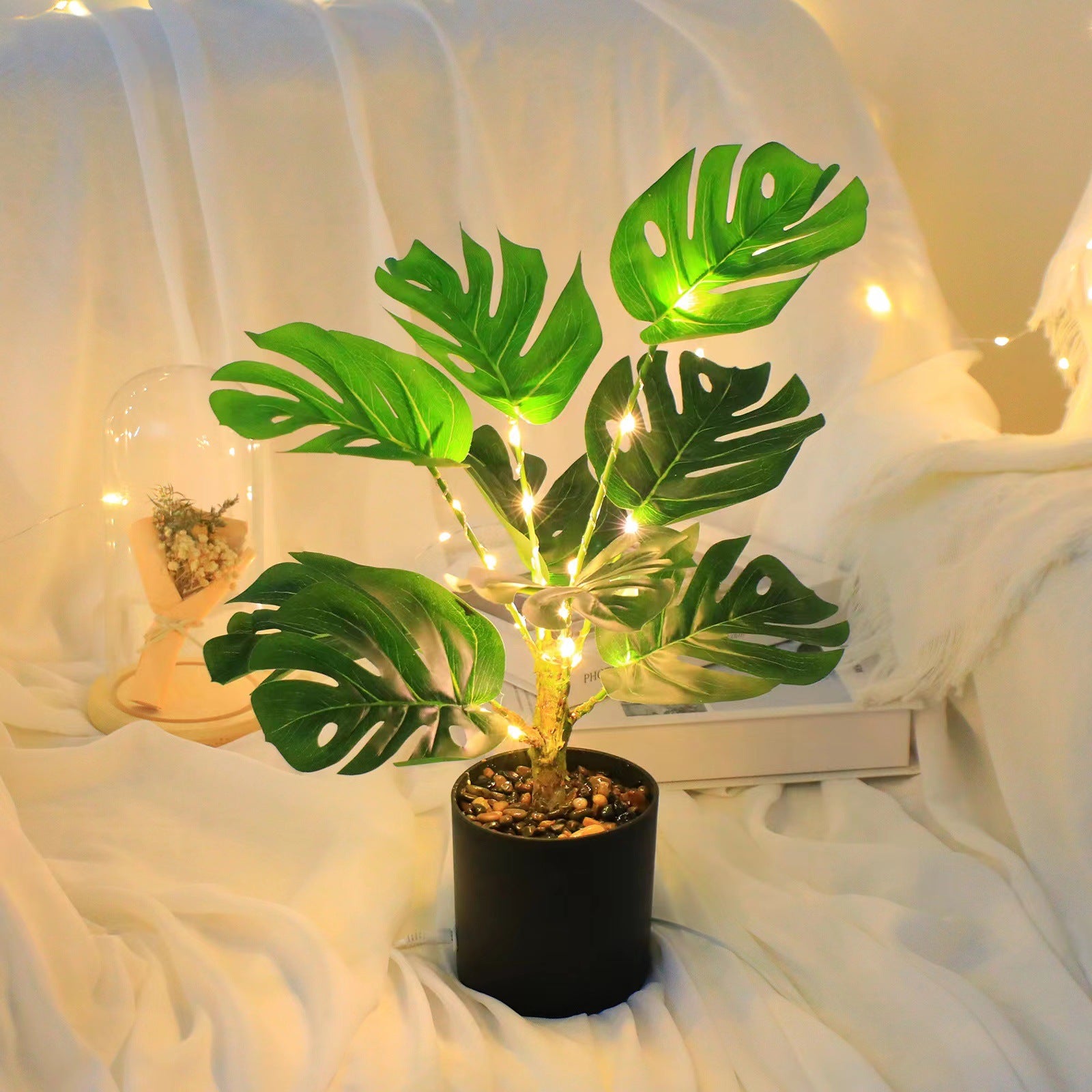 Lampe LED décoration Turtle Back artificiel