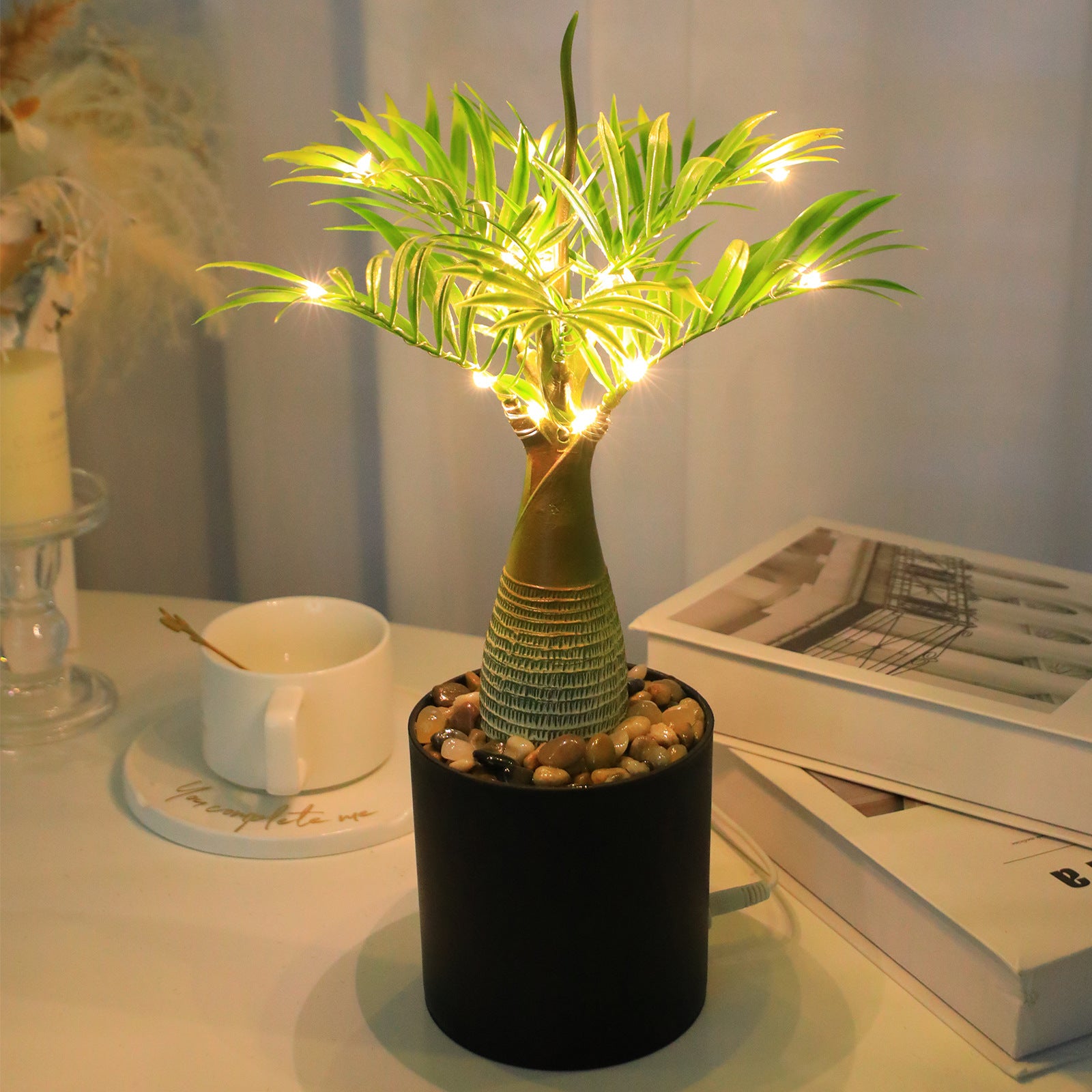Lampe LED décoration Palmier