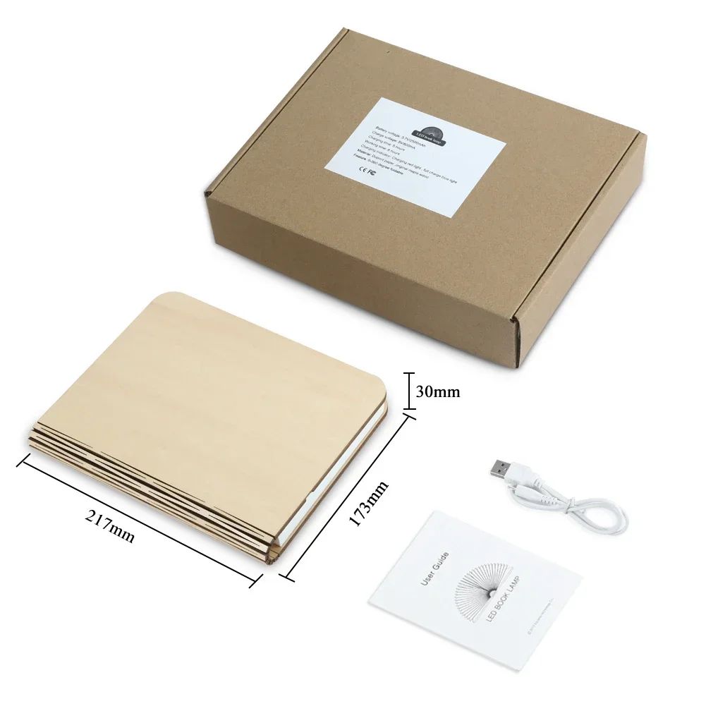 Lampe led livre magnétique rechargeable usb kit