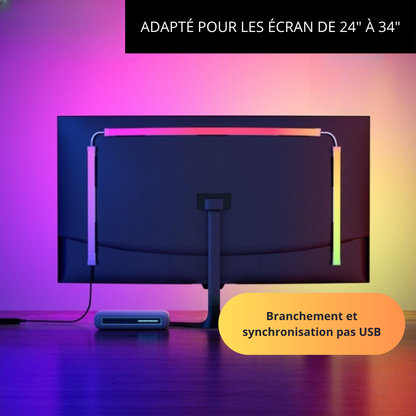 bandeau led intelligent suivi action