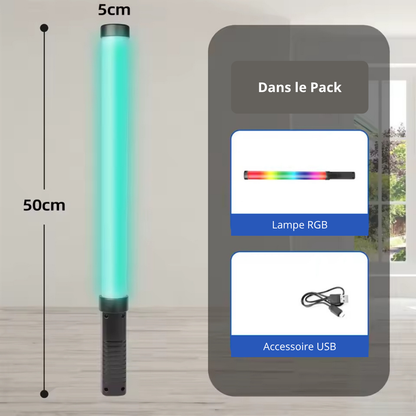 baton led painting rgb taille 50cm