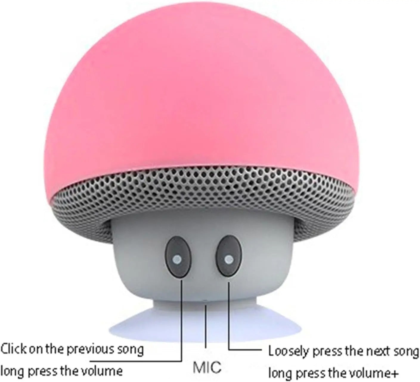 enceinte téléphone micro tactile champignon boutons