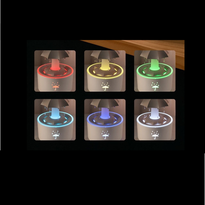 humidificateur diffuseur aromathérapie parapluie rgb