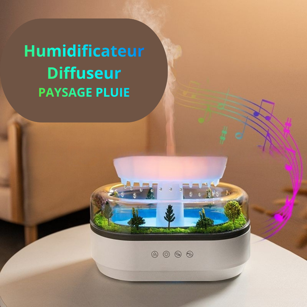 humidificateur diffuseur aromathérapie paysage