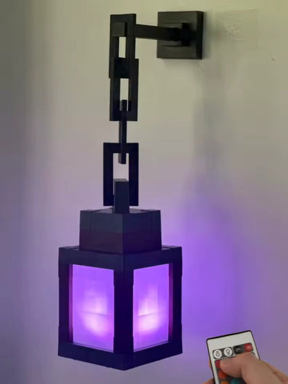Lampe led rechargeable Minecraft lanterne rgb