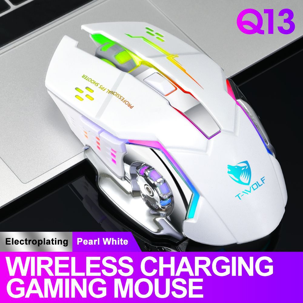 Souris Bluetooth futuriste blanche