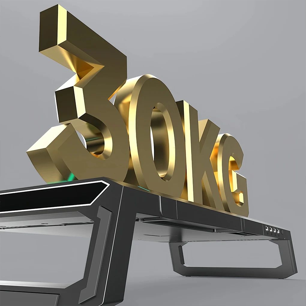 Support écran ordinateur bureau rgb multifonction solide