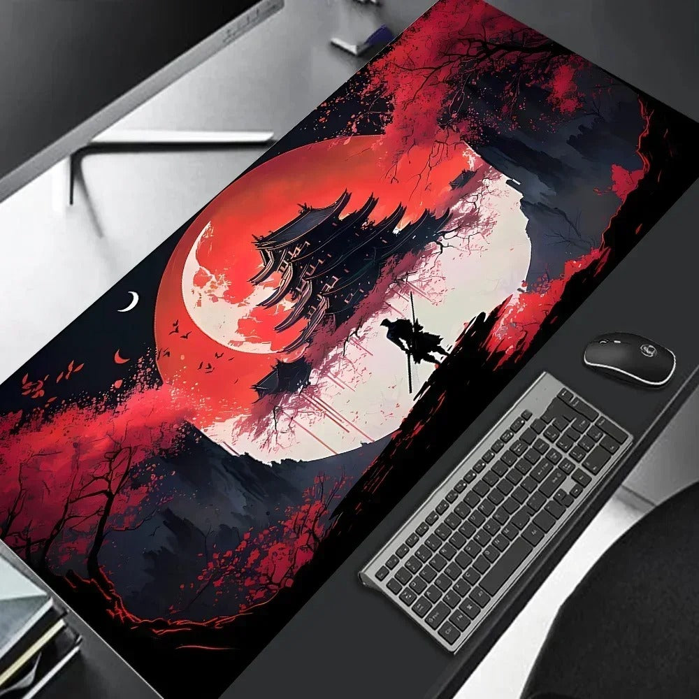 tapis de souris gamer temple au loin