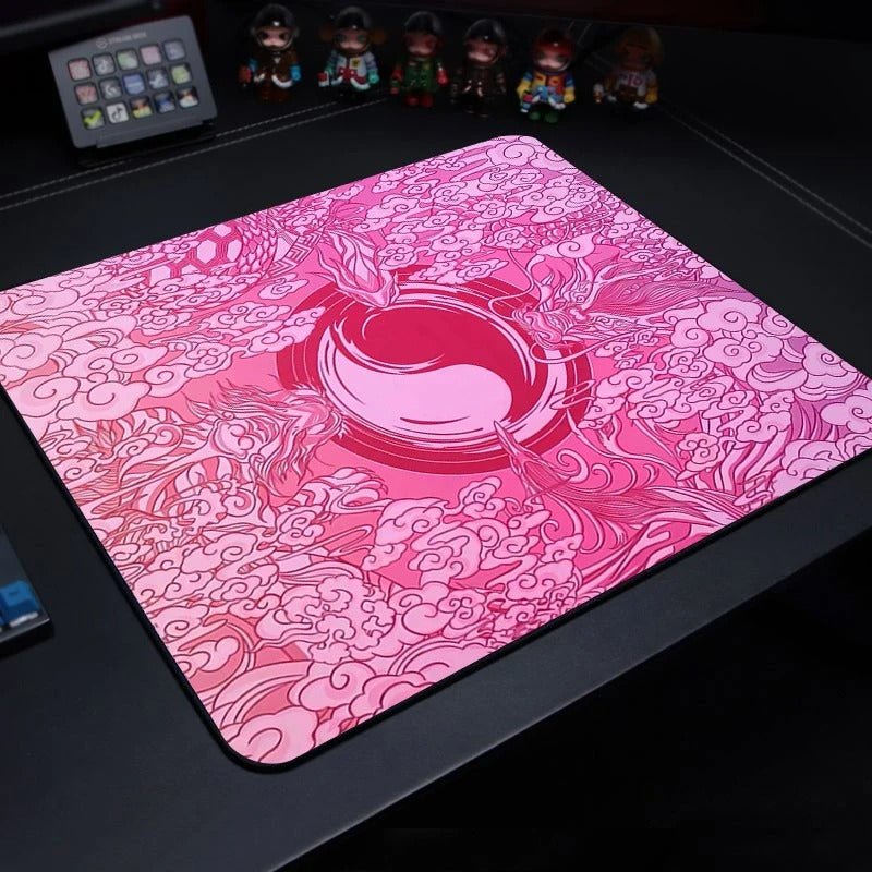 Tapis de souris gamer Zen mystique bulle rose